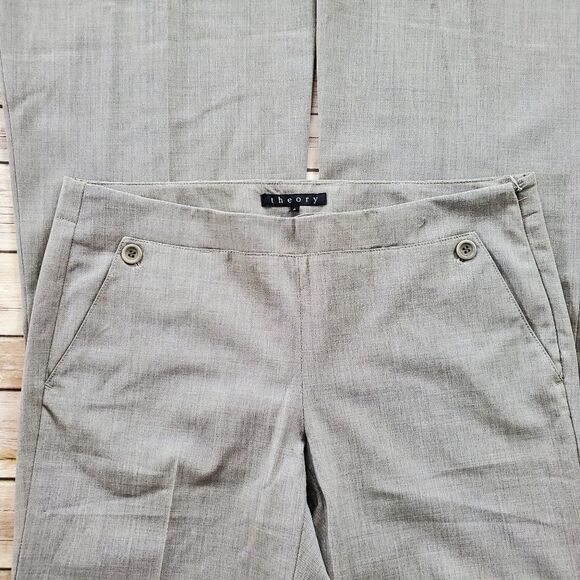 Theory sailor front flare career work pant trouser - Picture 5 of 9